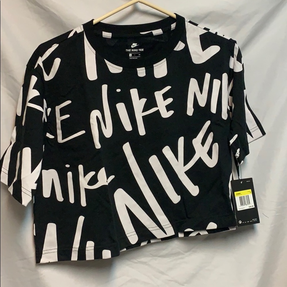 Black Nike Crop Top size small